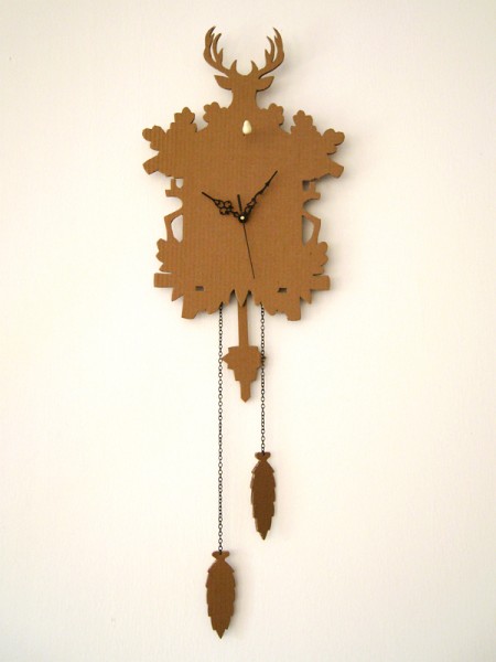 cardboard cuckoo clock 1